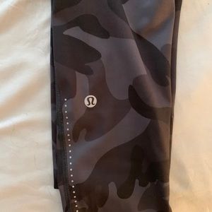 lululemon fast and free camo leggings